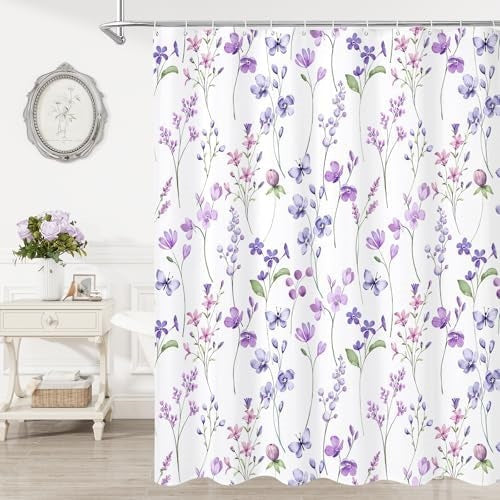 Florales Druck Duschvorhang Brehn