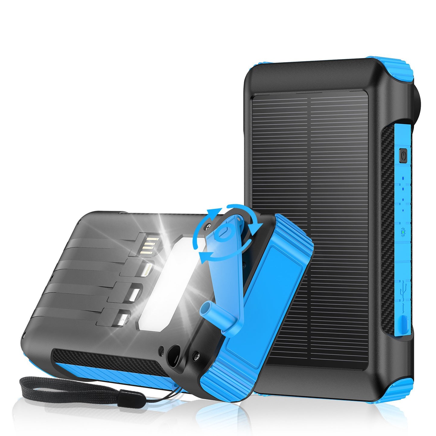 Solar Powerbank mit Schnellladefunktion Brehn