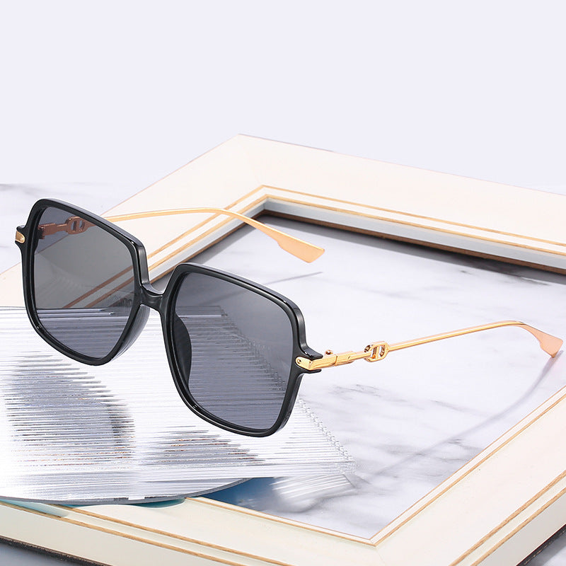 Oversized Chic Quadratrahmen Sonnenbrille Brehn
