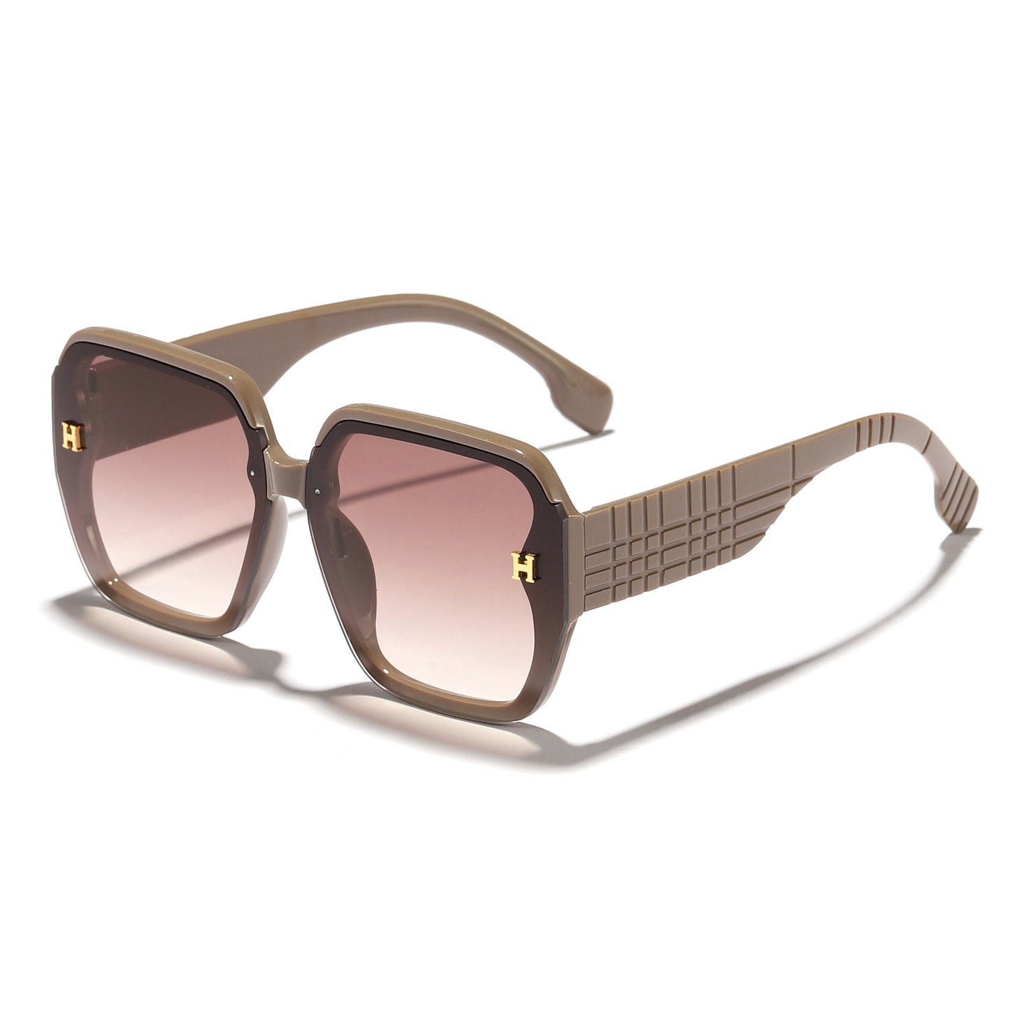Damen modische Sonnenbrille mit quadratischem Rahmen und trendigen Gläsern Brehn