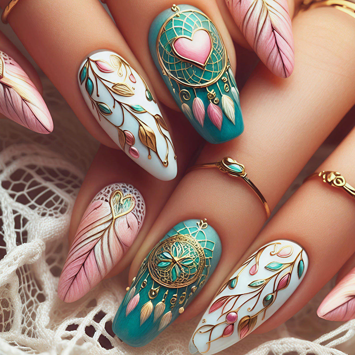 Künstlerische Nagelkunst Brehn