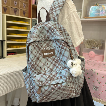 Stylische geometrisch gemusterte Rucksack Brehn