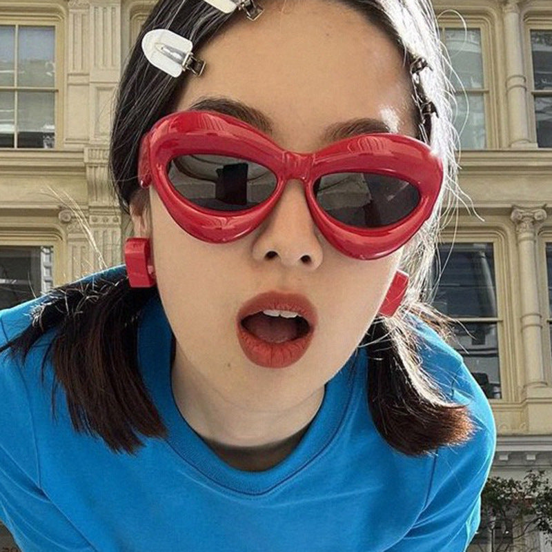 Damen modische Sonnenbrille im herzförmigen Design Brehn