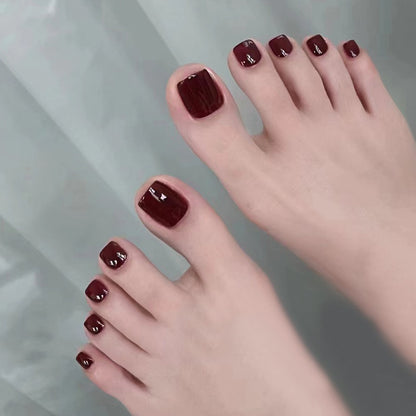 Trendige Fußnagelkunst Brehn