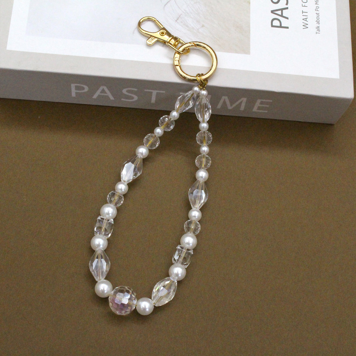 Elegante Perlen Übergroße Brillen Kette Brehn