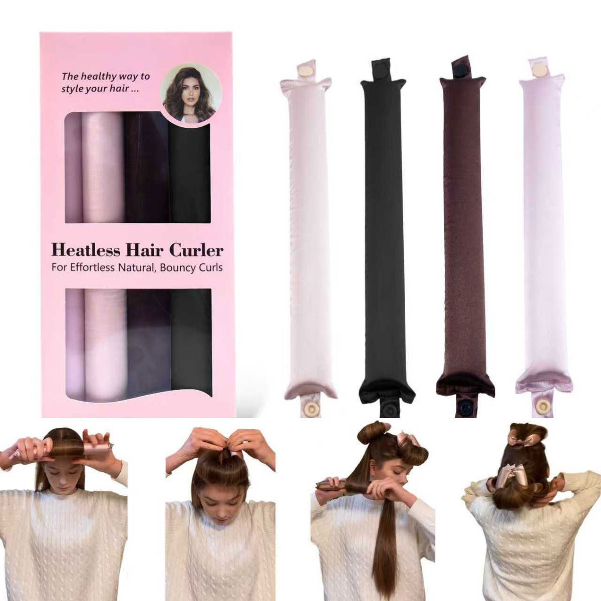 Hitzefreies Haarwickel-Set