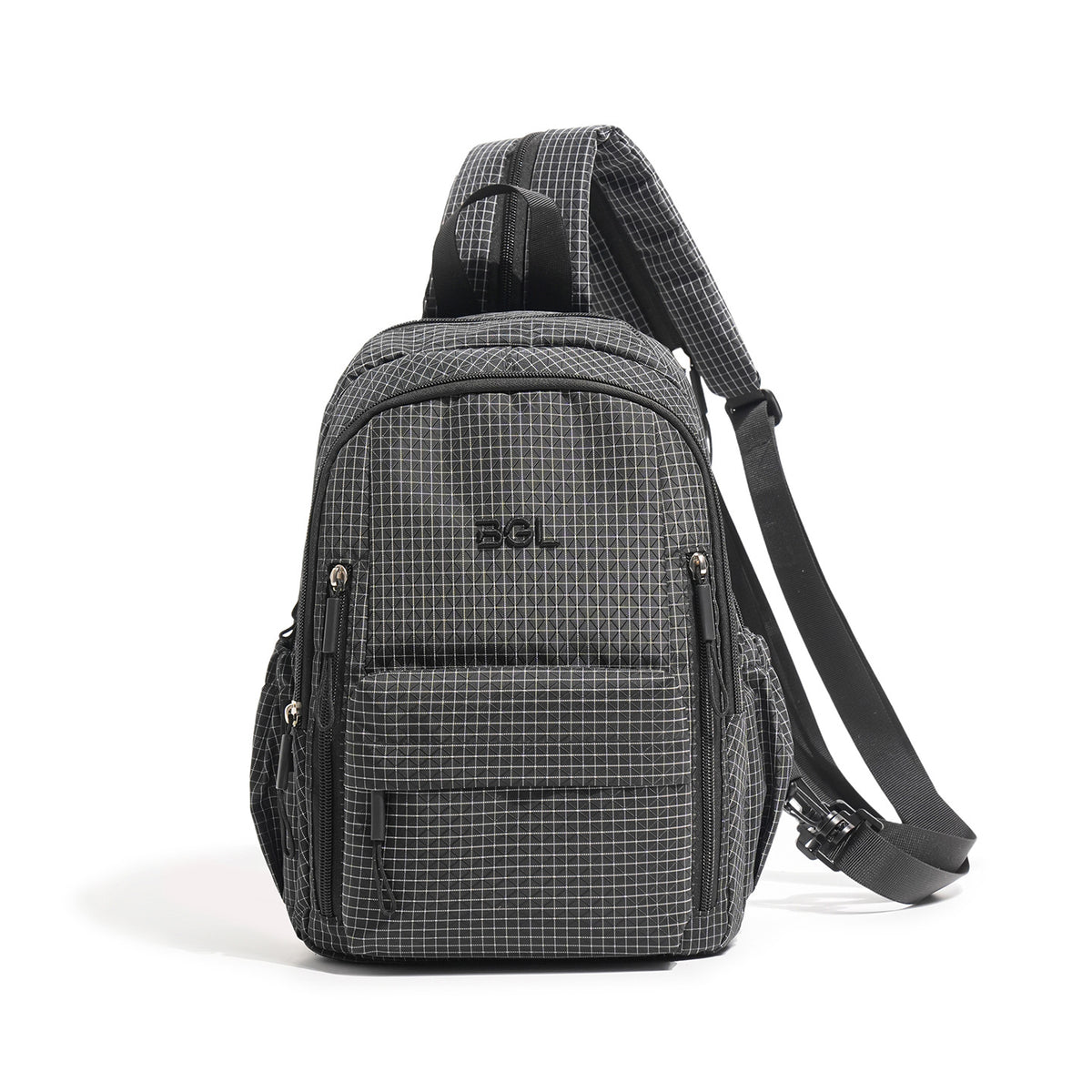 Texturierter Mehrfach-Taschen-Rucksack Brehn