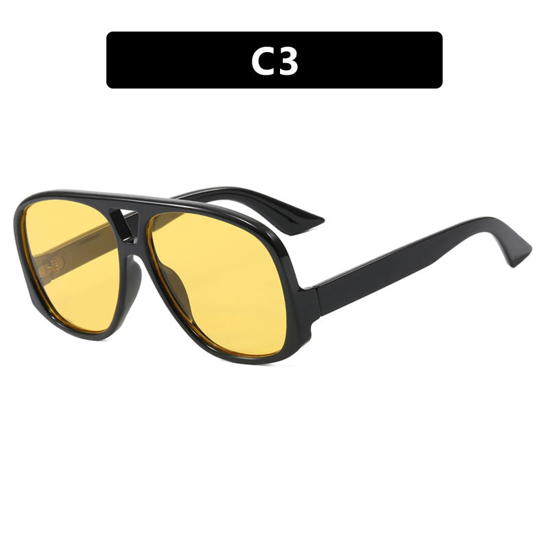 Damen modische Sport-Sonnenbrille mit robustem Rahmen und UV-Schutz Brehn
