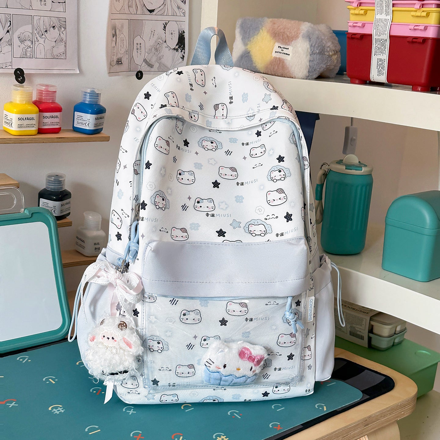 Cartoon-Charakter-Themen-Rucksack