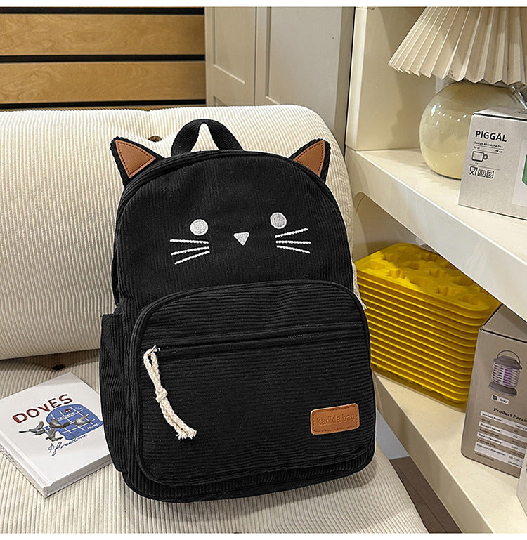 Süßer Katzenohren Mini Schul Rucksack