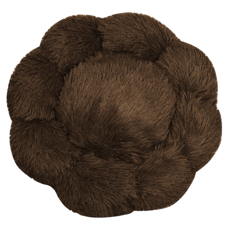 Blumenförmiges Plüsch-Hundebett