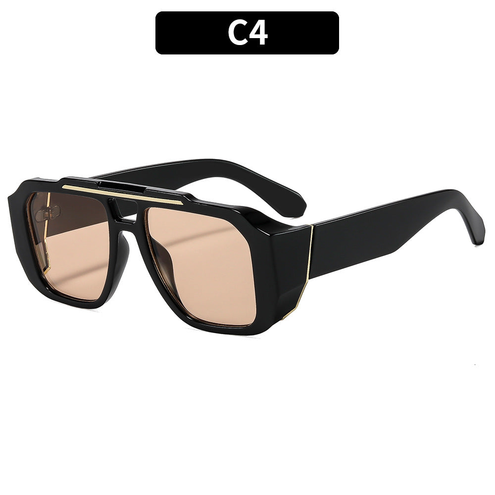 Bold Architektonisch Schild Sonnenbrille