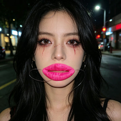 Dekorative Lippenfigur