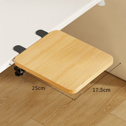 Unter-Desk Bambus Ausziehbare Arbeitsfläche Clamp-Montierte Tastatur- & Mausplattform