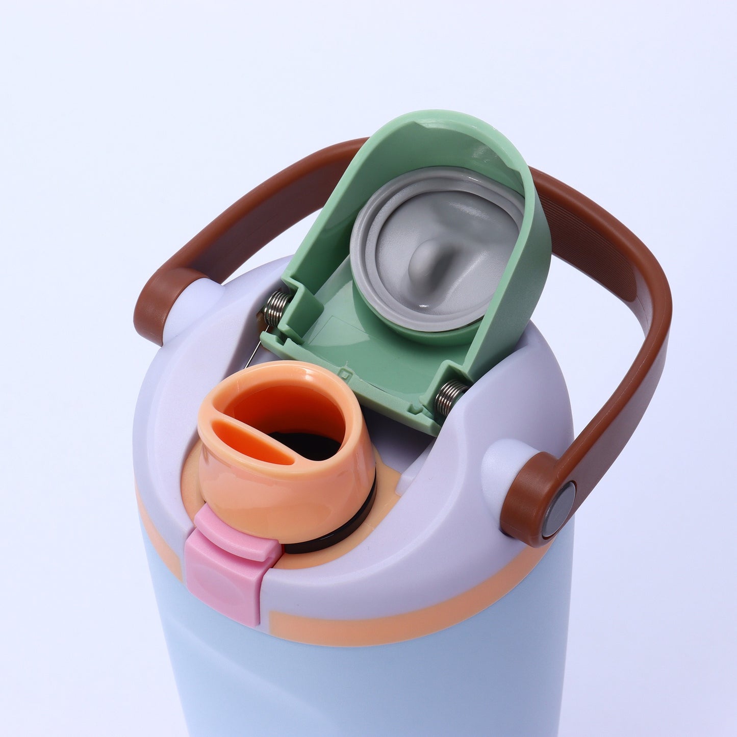 Damen isolierte Trinkflasche mit ergonomischem Tragegriff Brehn