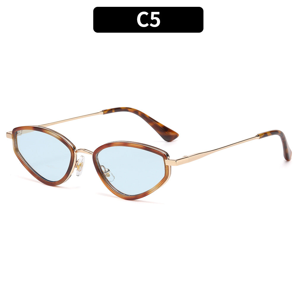 Schicke Winkelförmige Katzenaugen-Sonnenbrille