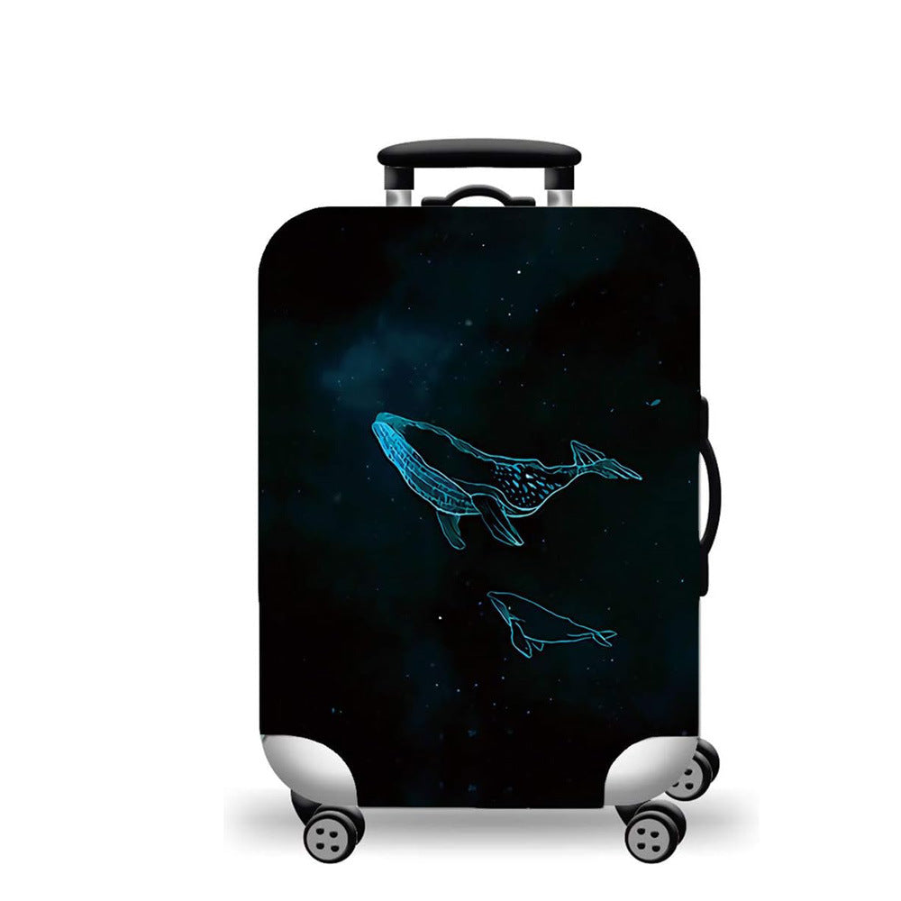 Unisex nan Kinder Kabinen Trolley mit internationalem Wahrzeichen-Motiv und leichtem ABS-Gehäuse Brehn