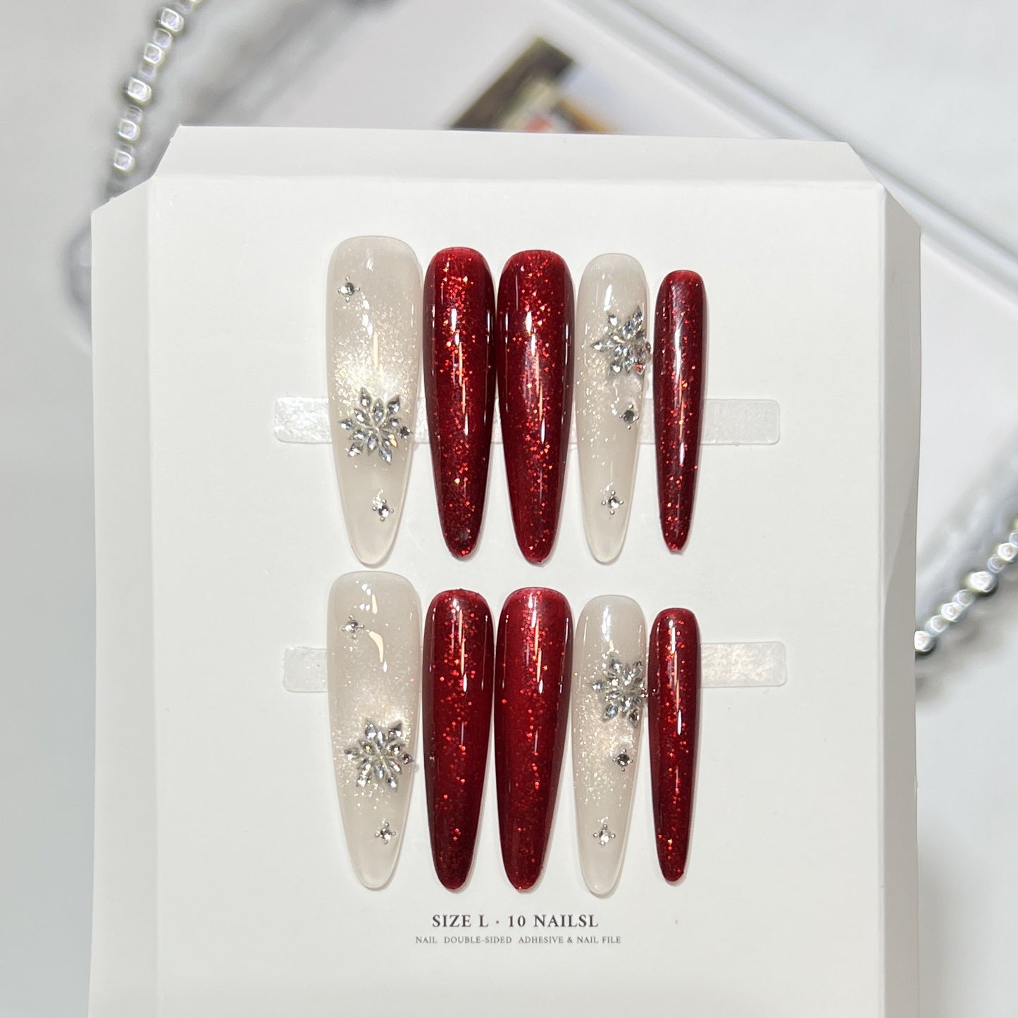 Luxuriöses Stiletto Nagel Kunst Set Brehn