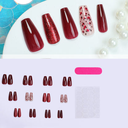 Glamouröses Press-On Nagelkunstset Brehn