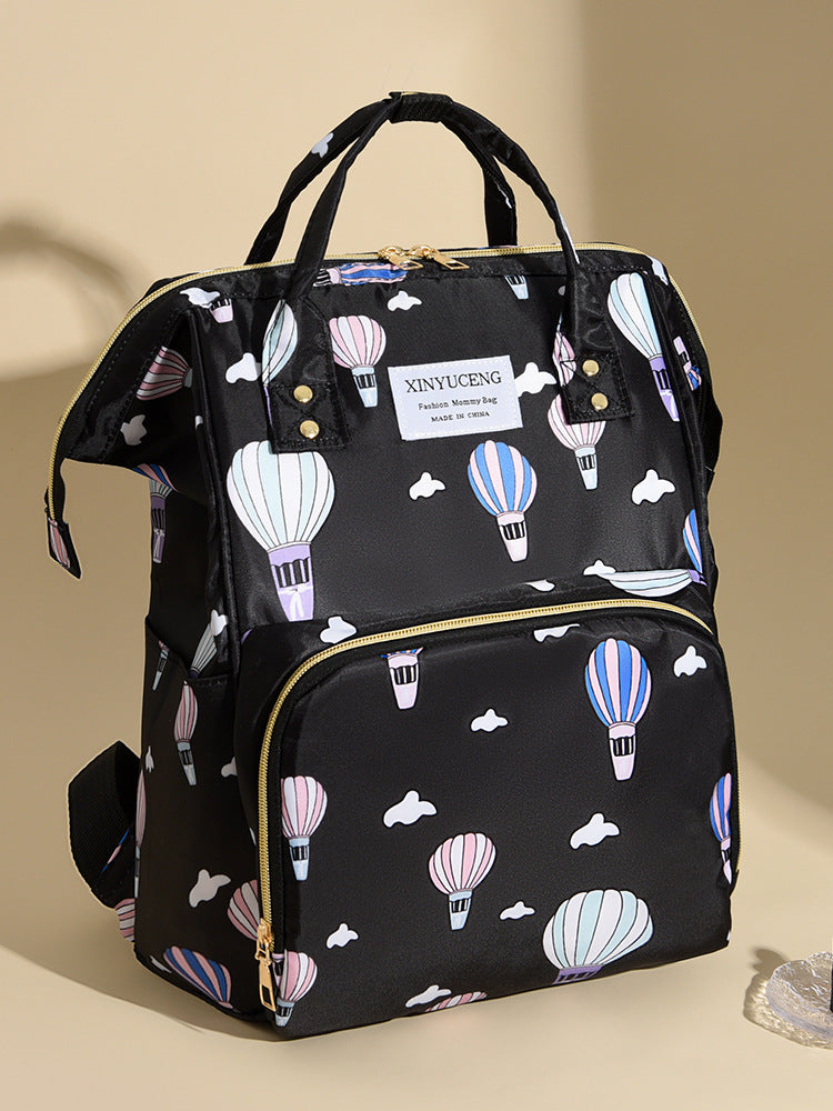 Trendiger Tierdruck Wickelrucksack Brehn