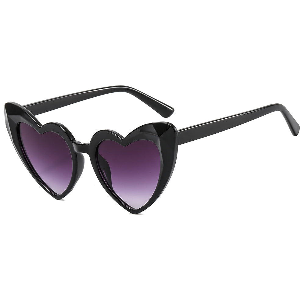Damen modische Herz-Sonnenbrille mit UV-Schutz Brehn