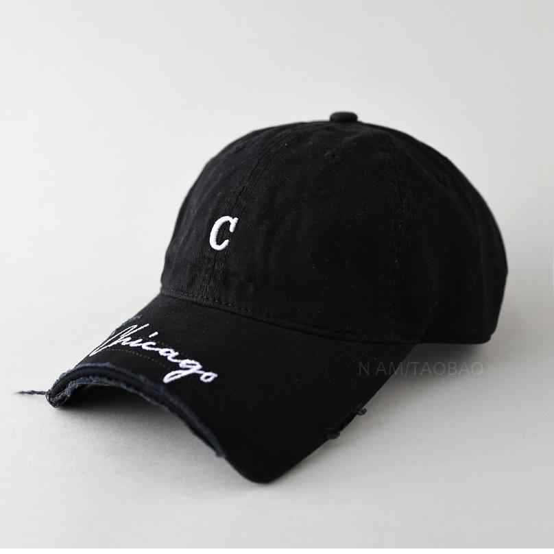 Herren Casual Distressed Baseball Cap Brehn