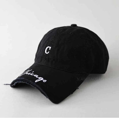 Herren Casual Distressed Baseball Cap Brehn