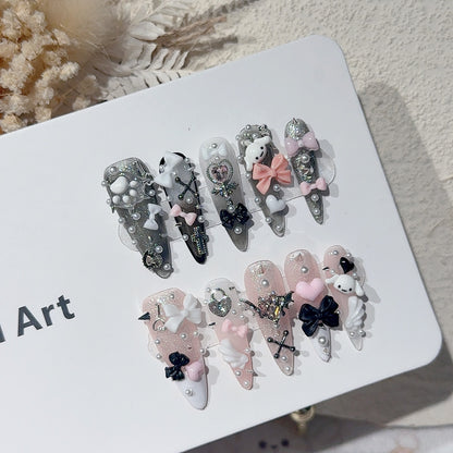 Verspielt 3D Nagelkunst Set