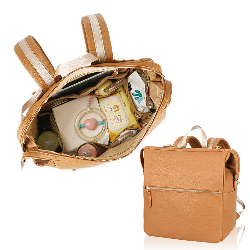 Stylischer Mehrfach-Taschen Rucksack Brehn