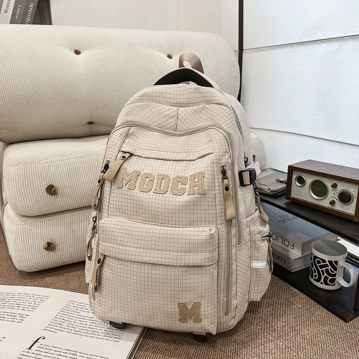 Modische Utility-Schulrucksack