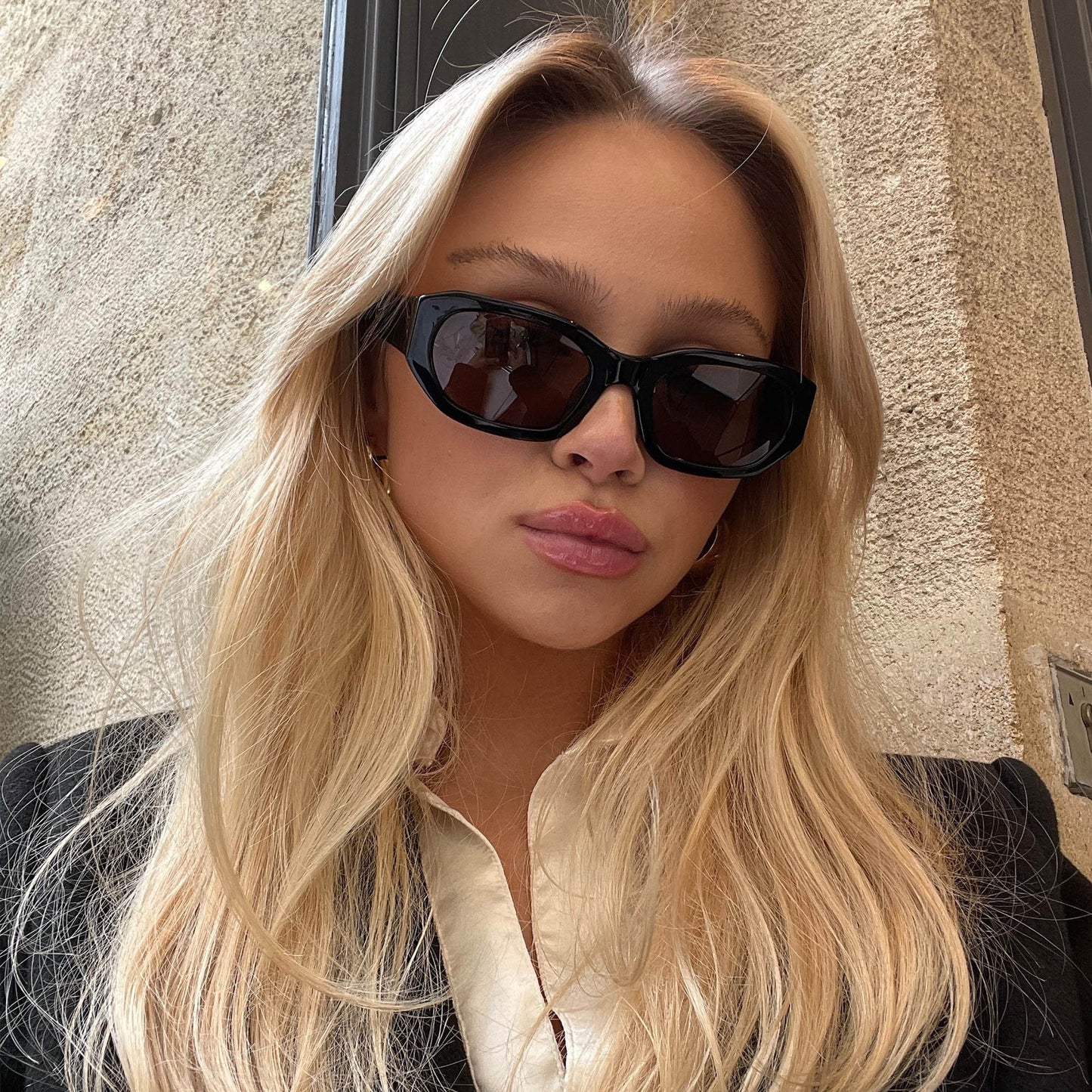 Damen modische Sonnenbrille im stilvollen, oversized Design Brehn