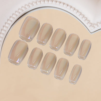 Hochwertiges Transparentes Press-On Nagelset Brehn