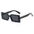 Schlank moderne quadratische Rahmen-Sonnenbrille Brehn