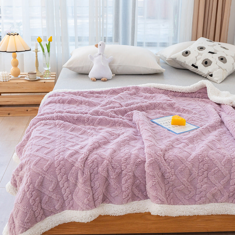 Gemütliche dekorative Wurfdecke