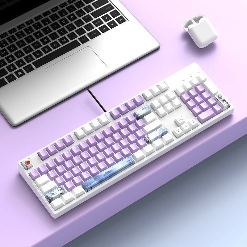 Verdrahtete ergonomische mechanische Tastatur Brehn