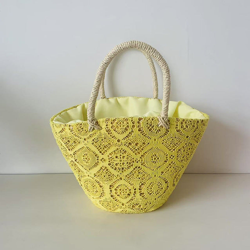 Korbtasche mit Elegantem, Geflochtenem Design Brehn