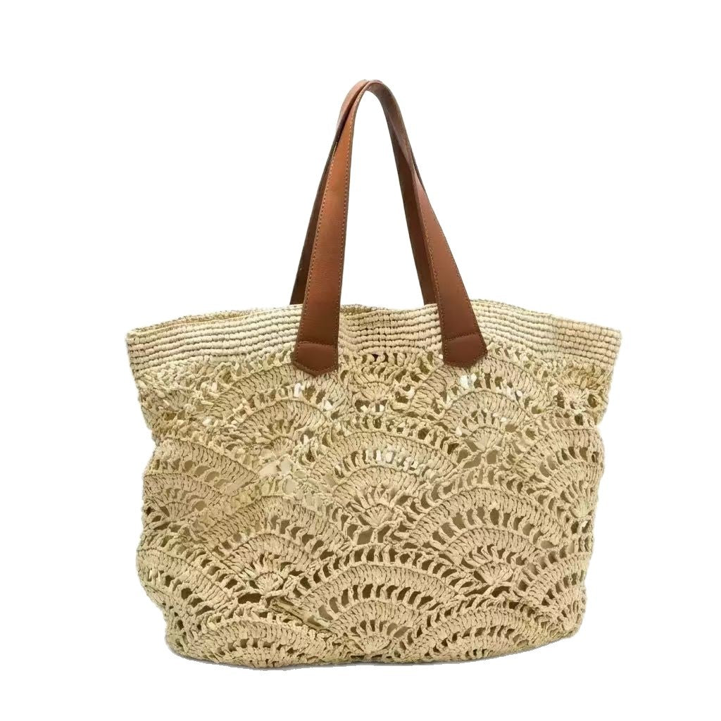 Handgefertigte Netz-Korb-Tasche Brehn