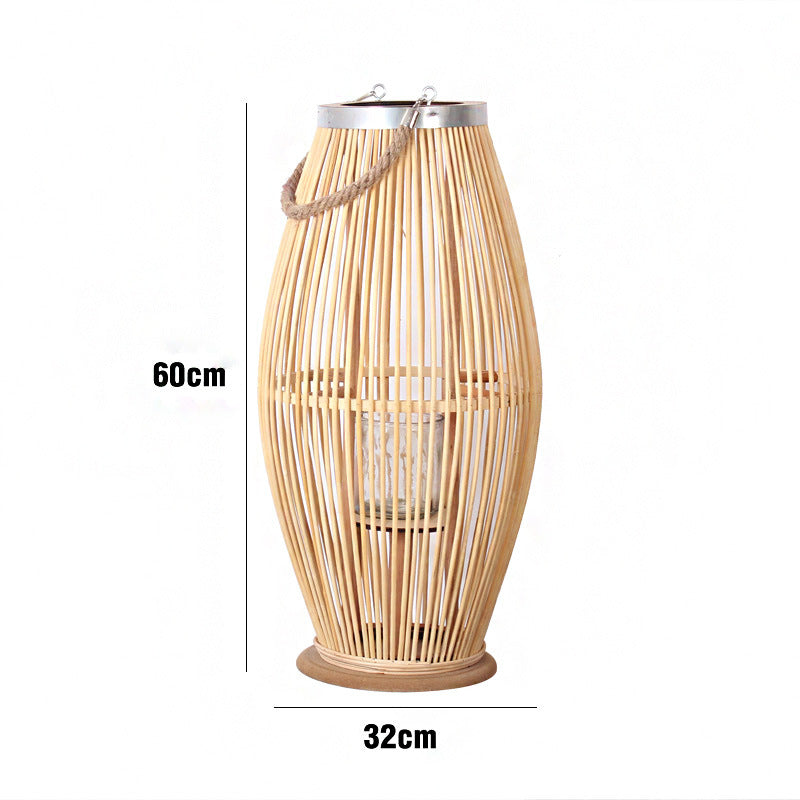 Elegante Rattan-Laterne Brehn