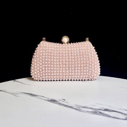 Perlenbesetzte Abendhandtasche