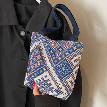 Moderne Gewebte Handtasche