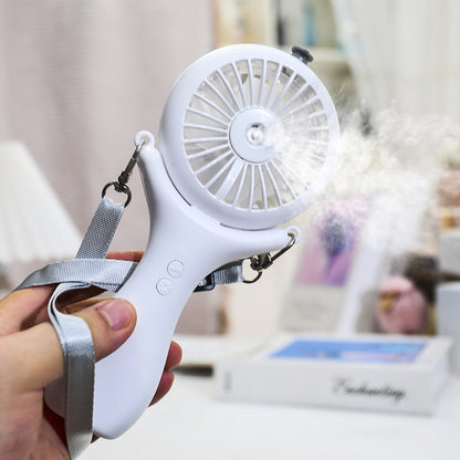 Damen tragbarer Mini Handventilator mit Sprühfunktion und ergonomischem Design Brehn