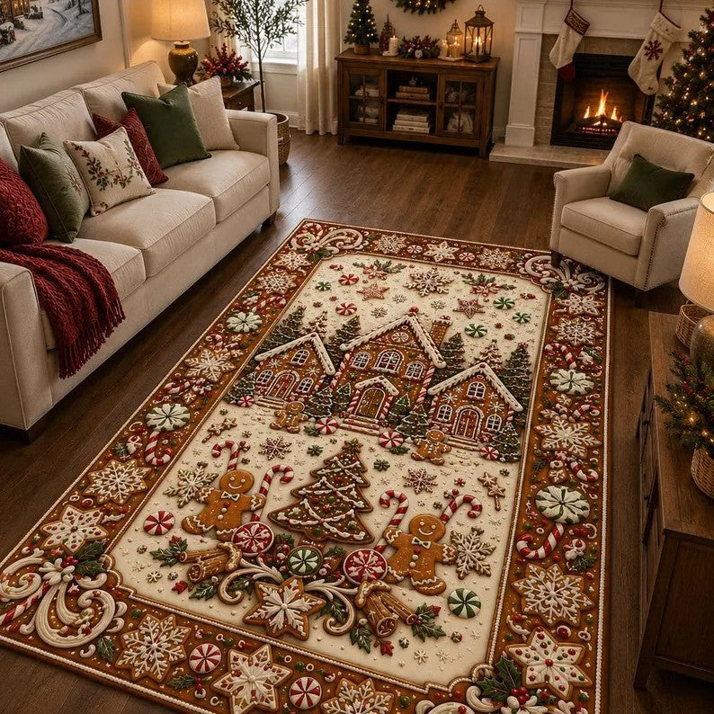 Winter Wonderland Themenbereichs Teppich