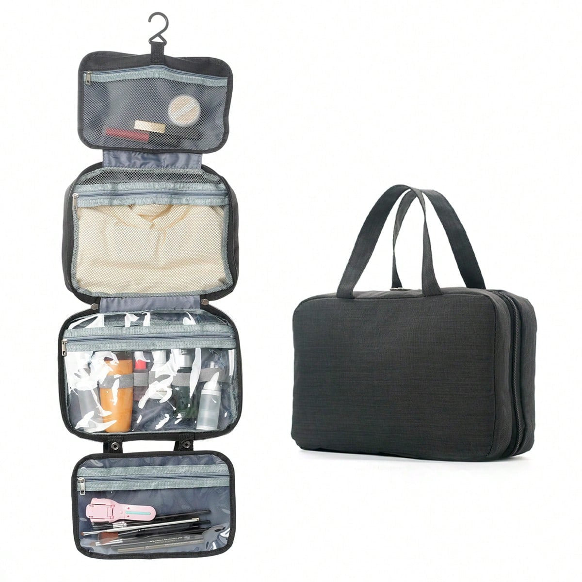 Unisex Organizer-Tasche mit zwei separaten Fächern Brehn