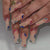 Kunstnagelset mit glitzernden Strassakzenten Brehn
