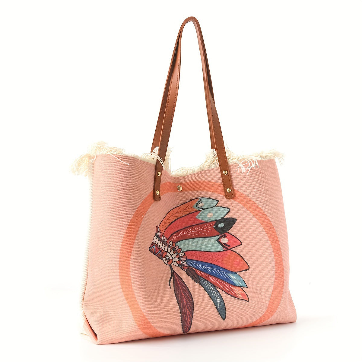 Strandtasche mit Einzigartigem Federdesign Brehn