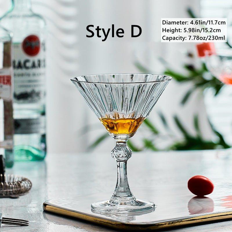 Gemusterte Martini Cocktailgläser | Brehn