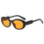 Ultra-modernes ovale Rahmen Sonnenbrille Brehn