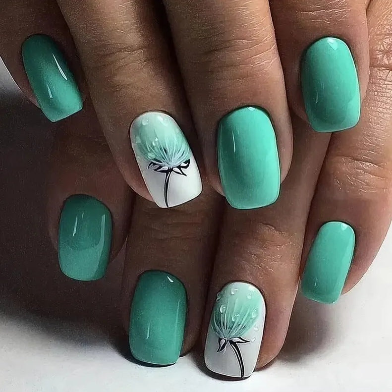Elegante Botanische Nagelkunst Verbesserungen Brehn