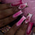 Floral Acryl Press-On Nail Art Extensions Brehn