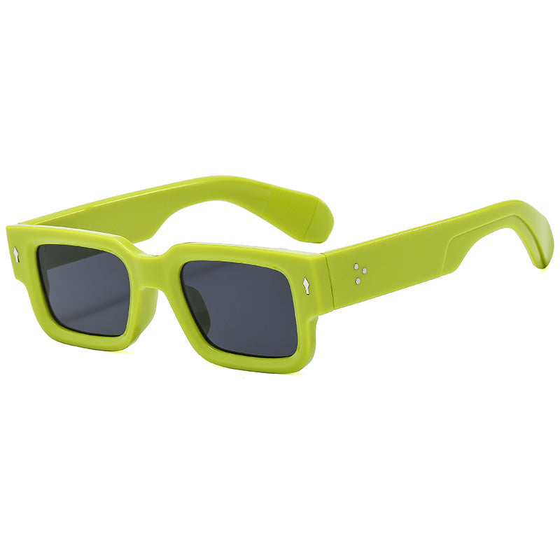 Damen modische quadratische Sonnenbrille mit robustem Rahmen Brehn